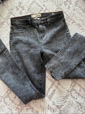 Ditto’s High Rise Skinny Jeans Gray Washed Denim Stretch Size 27